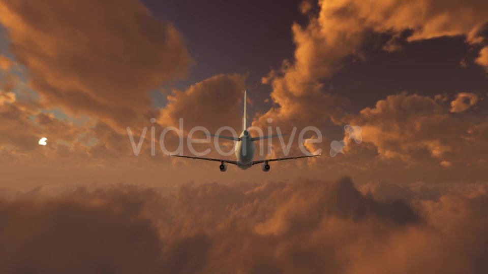 Plane Takes Off At Sunset Videohive 21408057 Motion Graphics Image 6