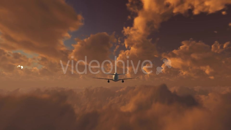 Plane Takes Off At Sunset Videohive 21408057 Motion Graphics Image 9