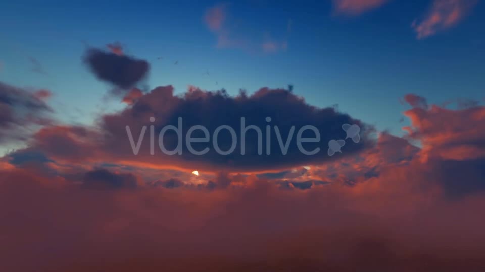 Plane Takes Off At Sunset Videohive 19445024 Motion Graphics Image 1