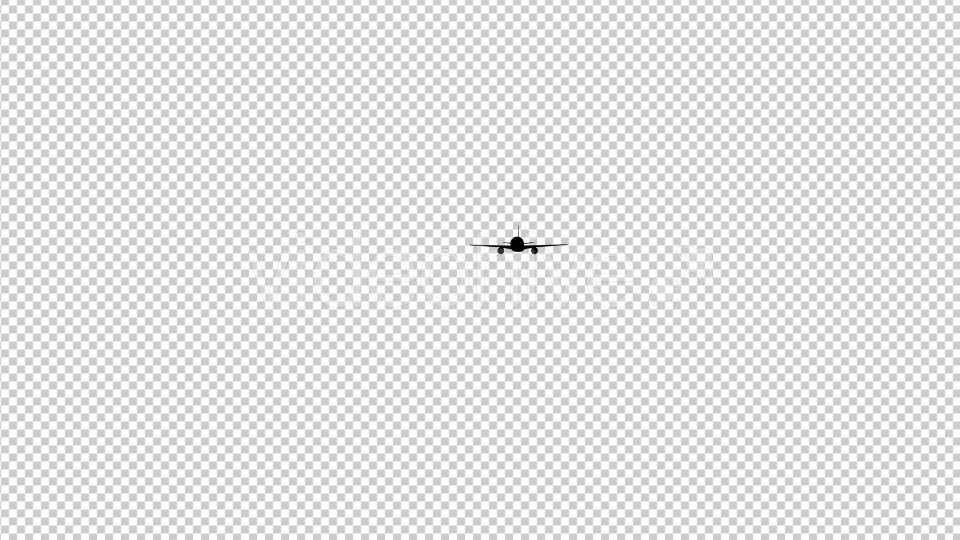 Plane Takes Off Silhouette Videohive 19686160 Motion Graphics Image 3