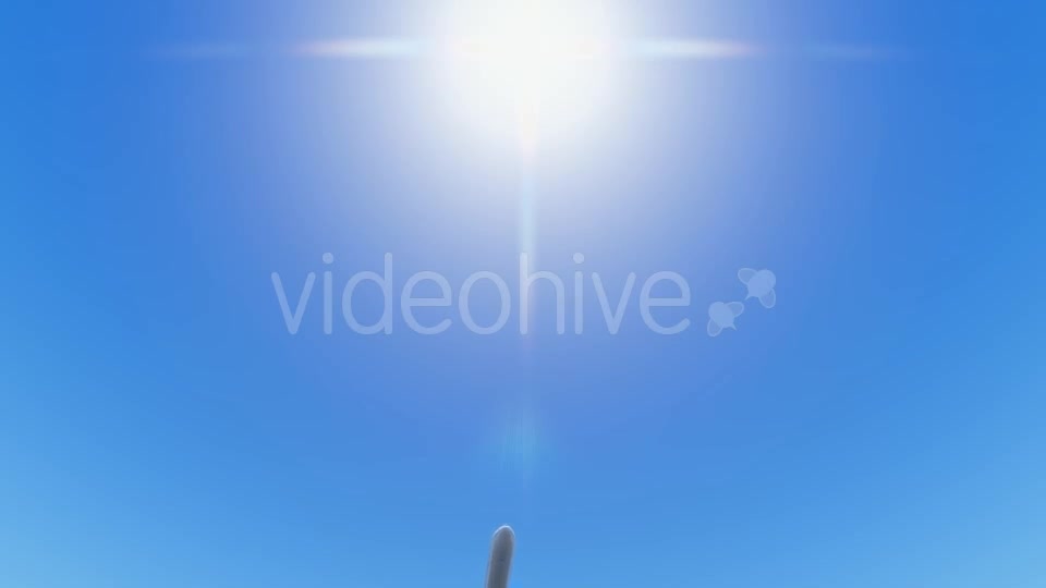 Plane Takes Off Under the Sun Videohive 19451915 Motion Graphics Image 2