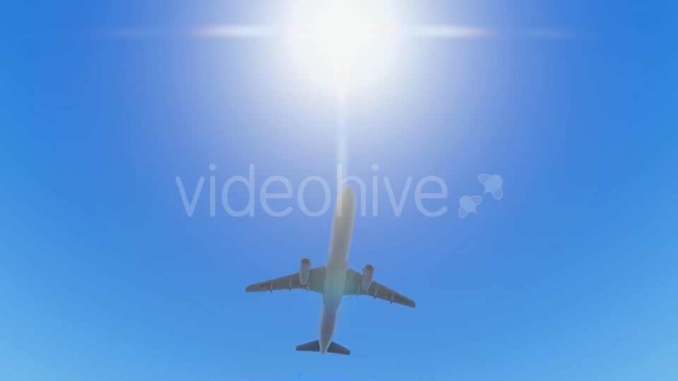 Plane Takes Off Under the Sun Videohive 19451915 Motion Graphics Image 4