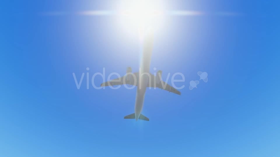 Plane Takes Off Under the Sun Videohive 19451915 Motion Graphics Image 5