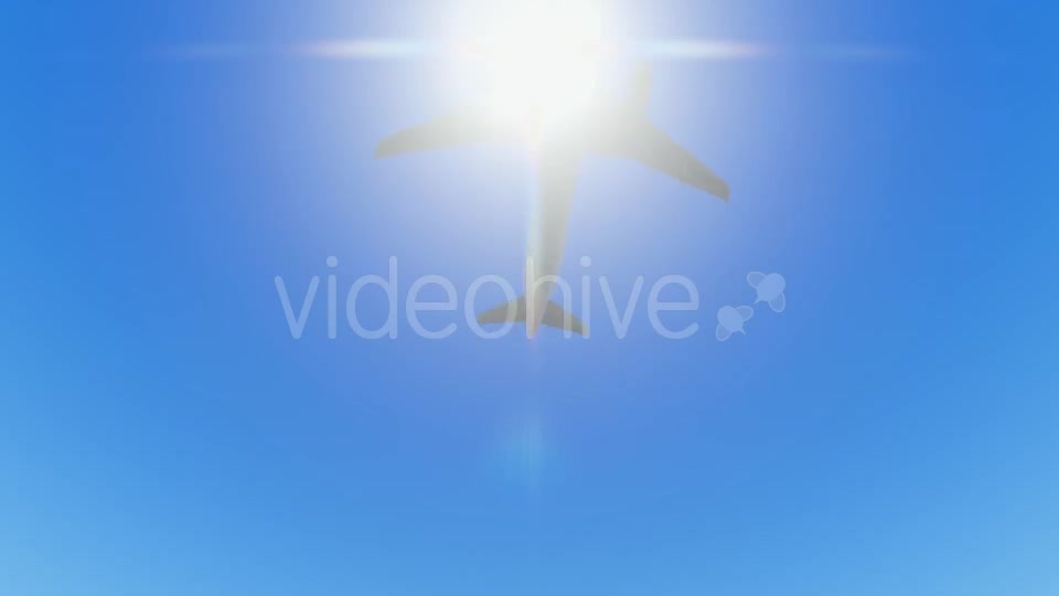 Plane Takes Off Under the Sun Videohive 19451915 Motion Graphics Image 6
