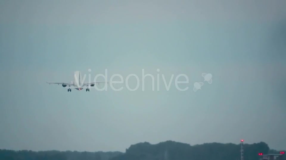 Plane Taking Off Runway  Videohive 12932518 Stock Footage Image 10
