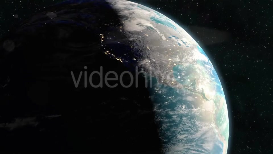Planet Earth Dawn Breaks Over America Videohive 17307919 Motion Graphics Image 4