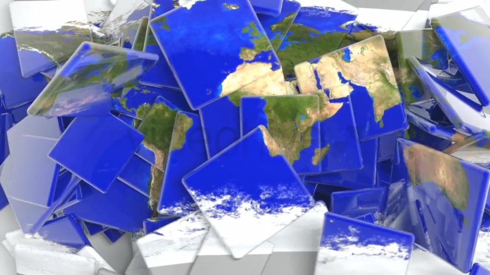 Planet Earth From Tiles Videohive 5020742 Motion Graphics Image 3