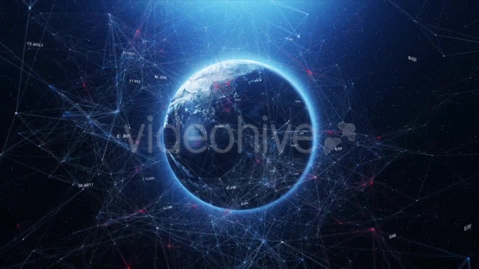 Planet Earth in Space and the Abstract World of Gossip Videohive 20255564 Motion Graphics Image 11