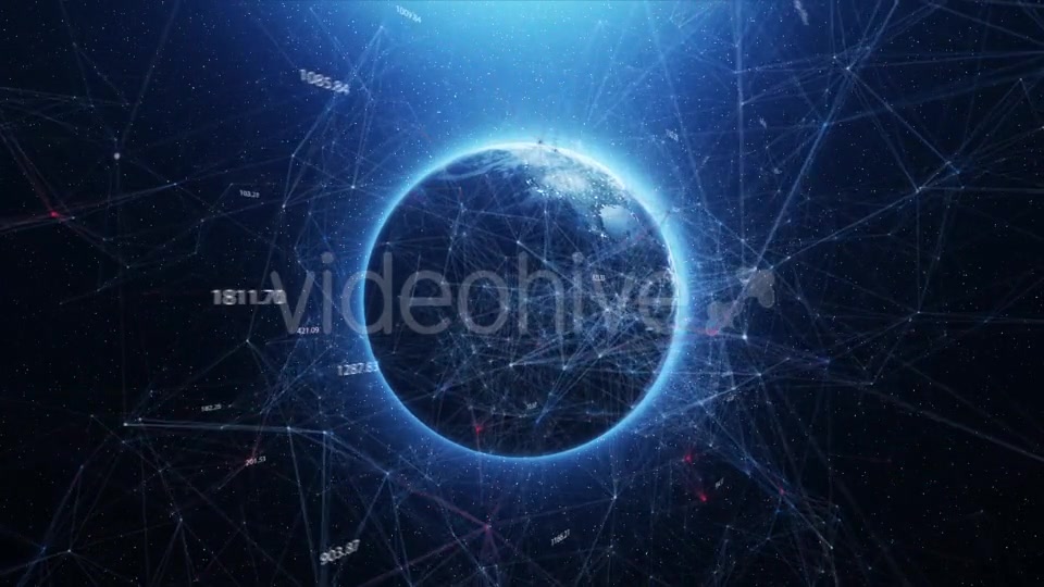 Planet Earth in Space and the Abstract World of Gossip Videohive 20255564 Motion Graphics Image 3