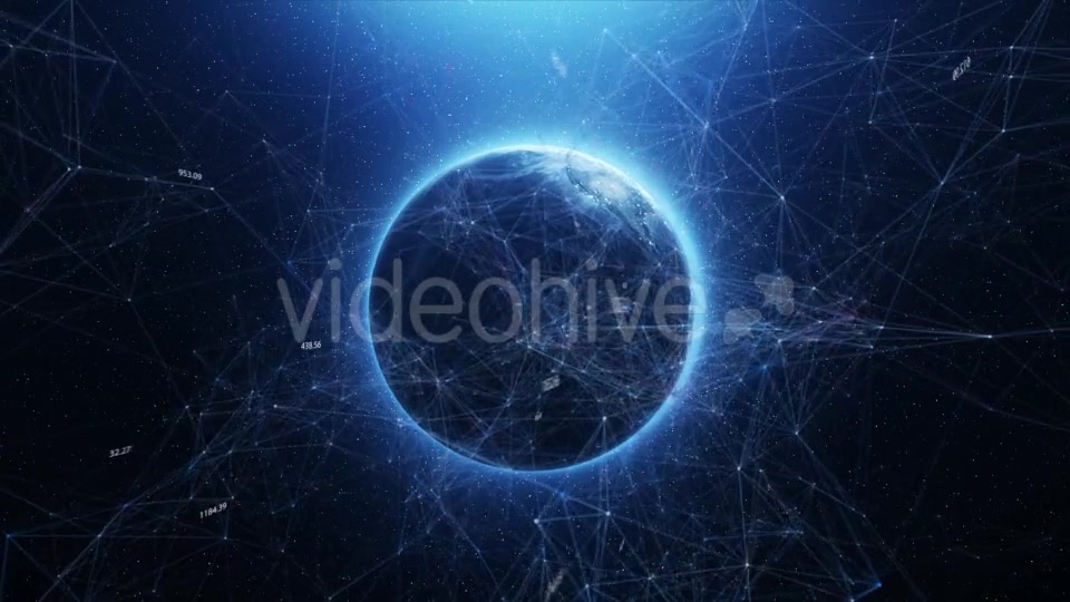 Planet Earth in Space and the Abstract World of Gossip Videohive 20255564 Motion Graphics Image 4