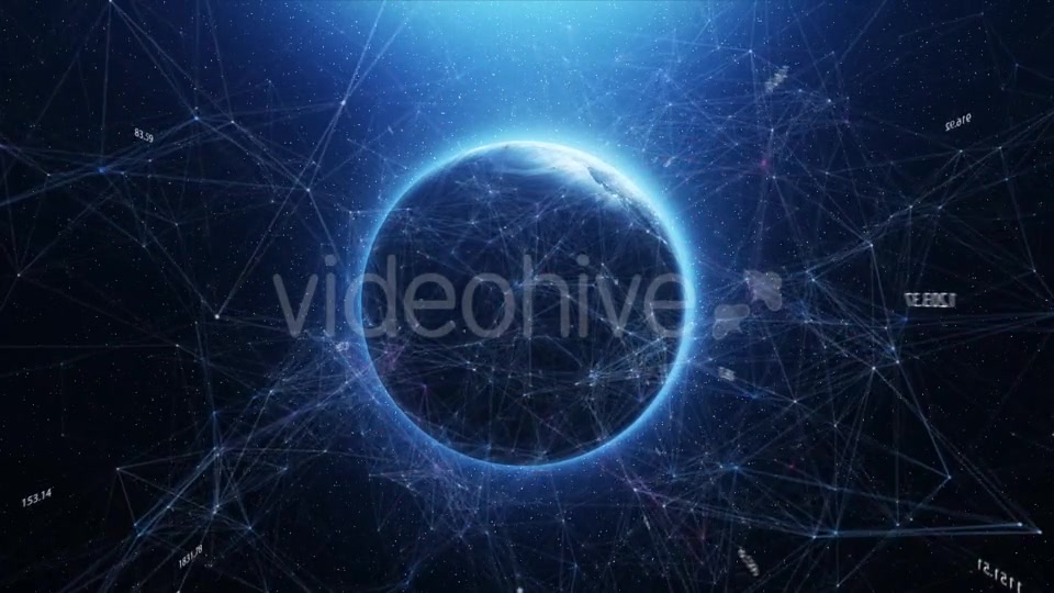 Planet Earth in Space and the Abstract World of Gossip Videohive 20255564 Motion Graphics Image 5