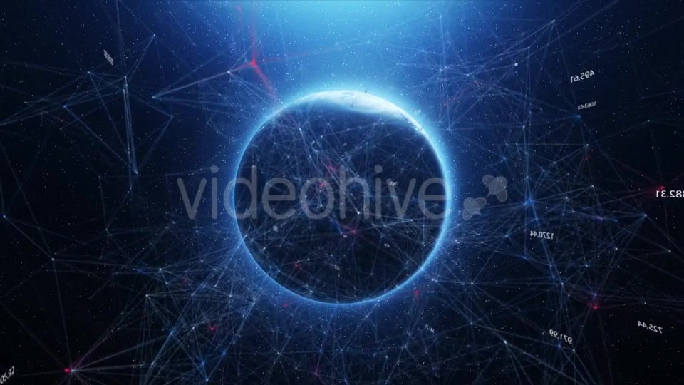 Planet Earth in Space and the Abstract World of Gossip Videohive 20255564 Motion Graphics Image 6