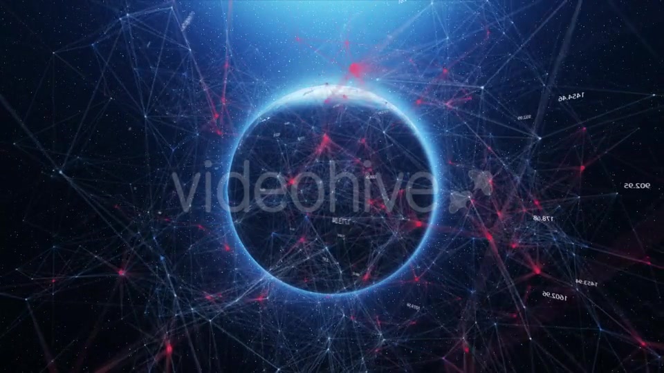 Planet Earth in Space and the Abstract World of Gossip Videohive 20255564 Motion Graphics Image 7