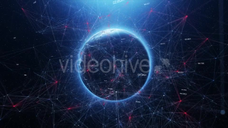 Planet Earth in Space and the Abstract World of Gossip Videohive 20255564 Motion Graphics Image 8