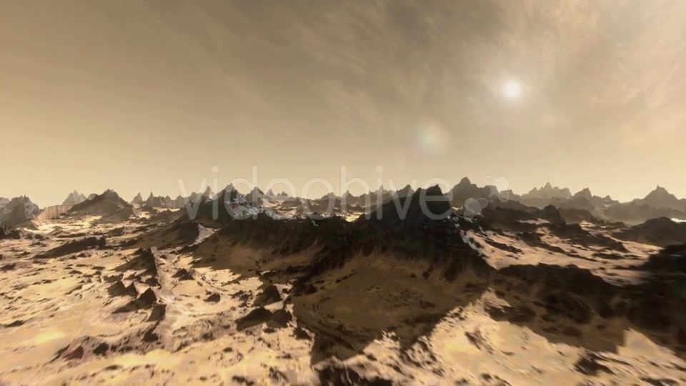 Planet Mars Fly Through Videohive 21385602 Motion Graphics Image 3