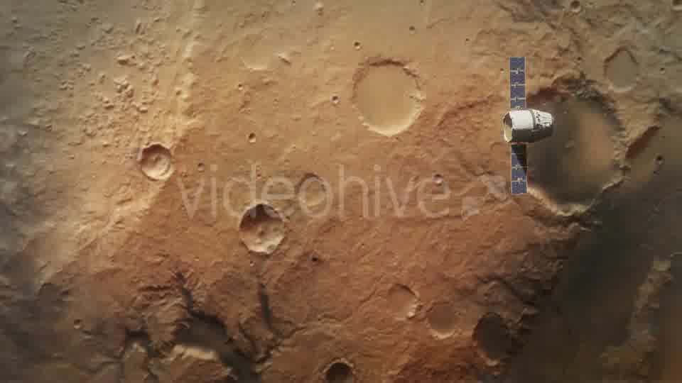 Planet Mars From Orbit with Spaceship Videohive 21385521 Motion Graphics Image 10