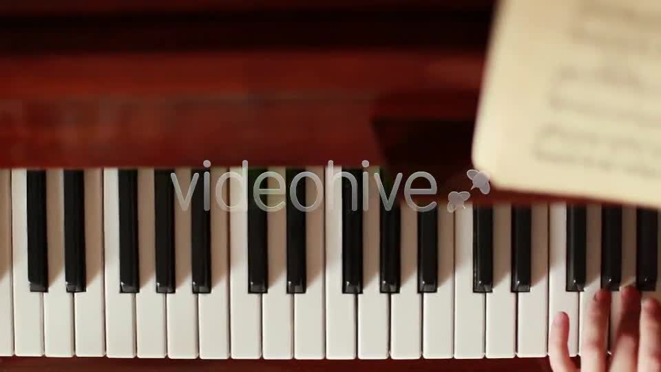 Playing The Piano  Videohive 6684648 Stock Footage Image 1