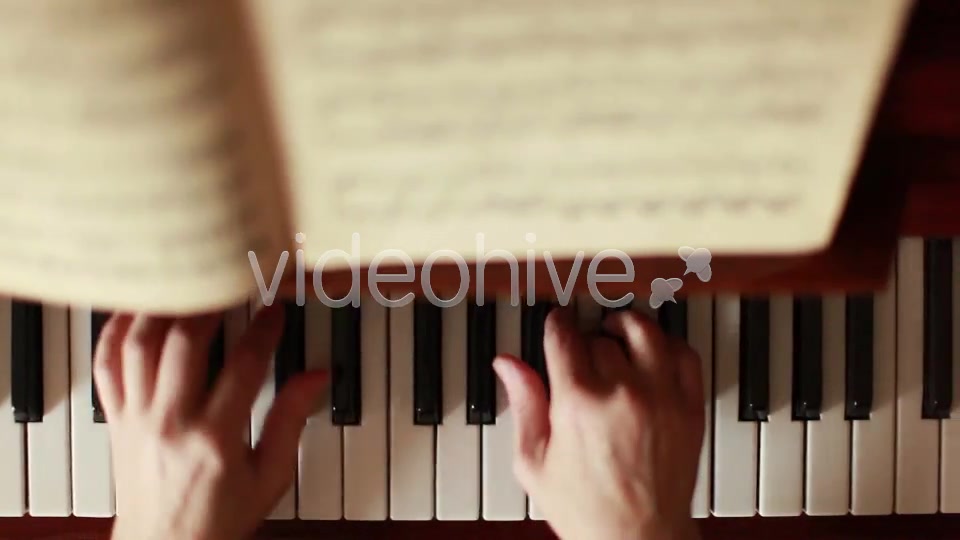 Playing The Piano  Videohive 6684648 Stock Footage Image 6