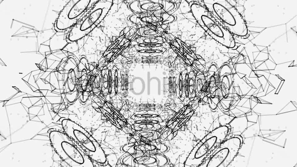 Plexus Abstract Black and White Hi Tech Network Videohive 19948159 Motion Graphics Image 1