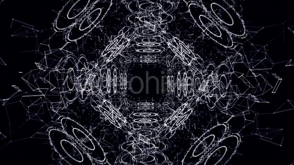 Plexus Abstract Black and White Hi Tech Network Videohive 19948159 Motion Graphics Image 6