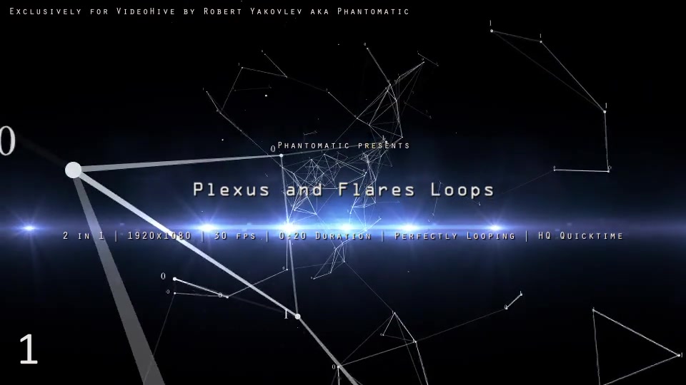 Plexus and Flares 1 Videohive 15230166 Motion Graphics Image 3