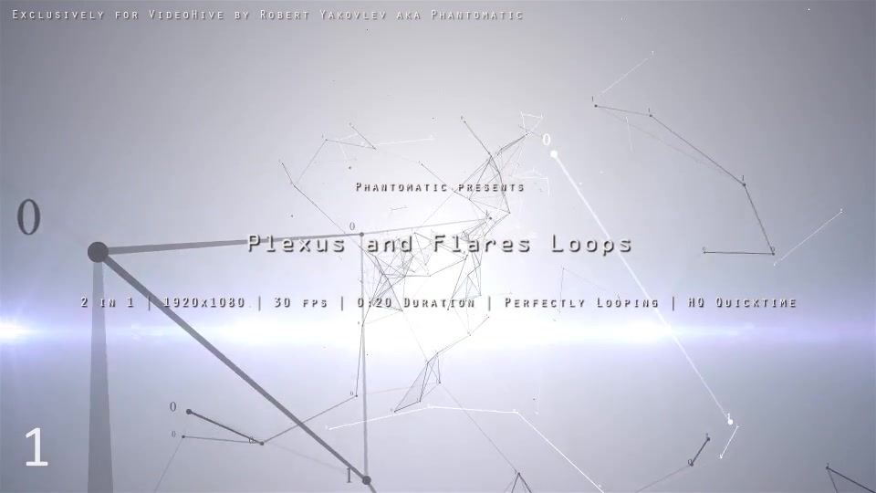 Plexus and Flares 2 Videohive 15239434 Motion Graphics Image 3