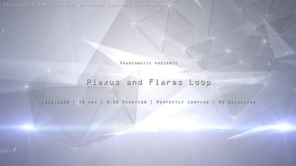 Plexus and Flares 3 Videohive 15247766 Motion Graphics Image 5