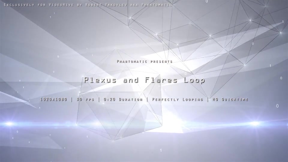 Plexus and Flares 3 Videohive 15247766 Motion Graphics Image 6