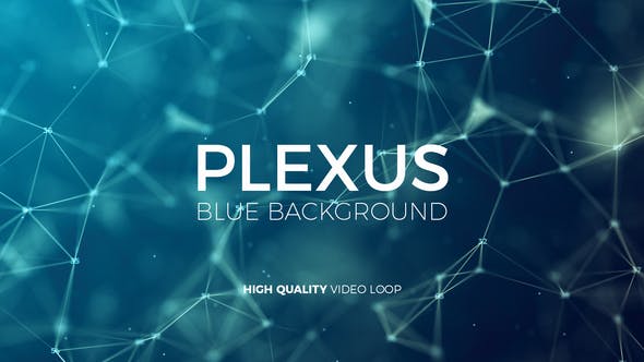 Plexus Blue Background - Videohive Download 22124396