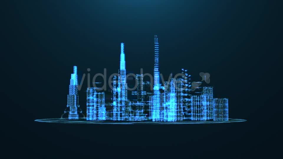 Plexus City #1 Videohive 19515218 Motion Graphics Image 1
