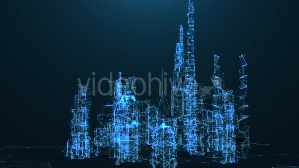 Plexus City #2 Videohive 19515242 Motion Graphics Image 9