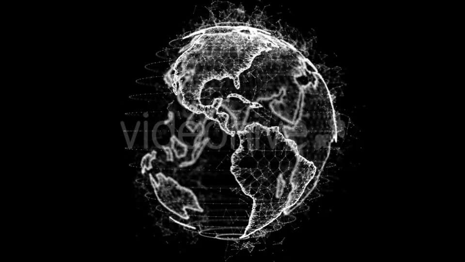Plexus Earth Rotation #1 Videohive 19174514 Motion Graphics Image 2