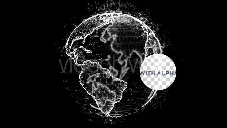 Plexus Earth Rotation #1 Videohive 19174514 Motion Graphics Image 3