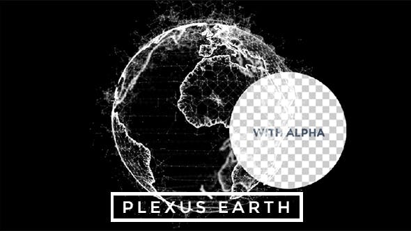 Plexus Earth Rotation #1 - 19174514 Videohive Download