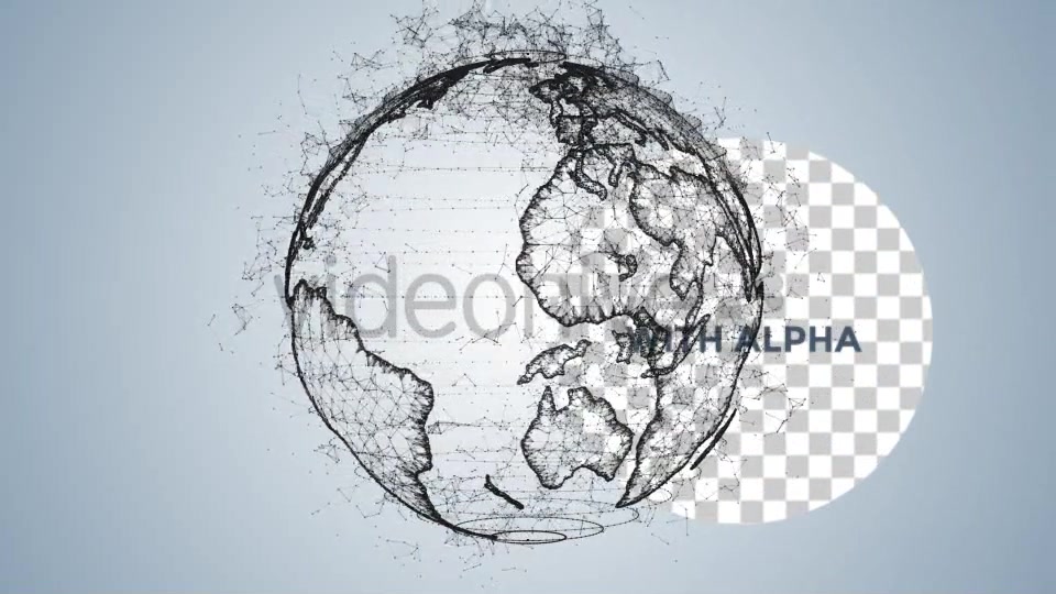 Plexus Earth Rotation #2 Videohive 19175017 Motion Graphics Image 4