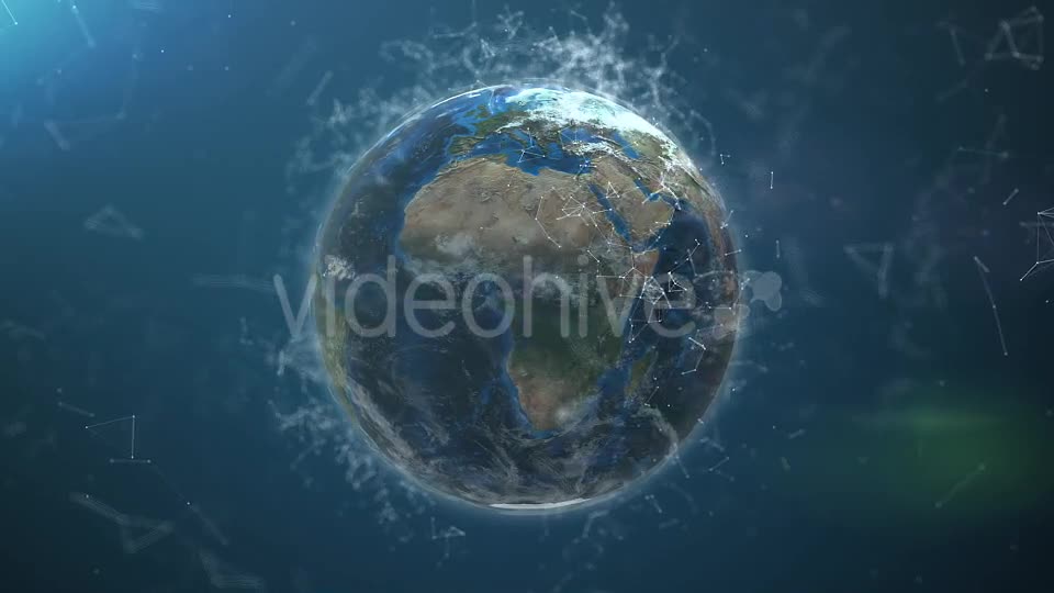 Plexus Earth Rotation #5 Videohive 19175438 Motion Graphics Image 1