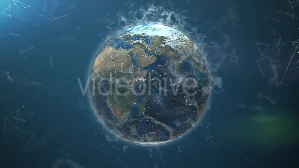 Plexus Earth Rotation #5 Videohive 19175438 Motion Graphics Image 2