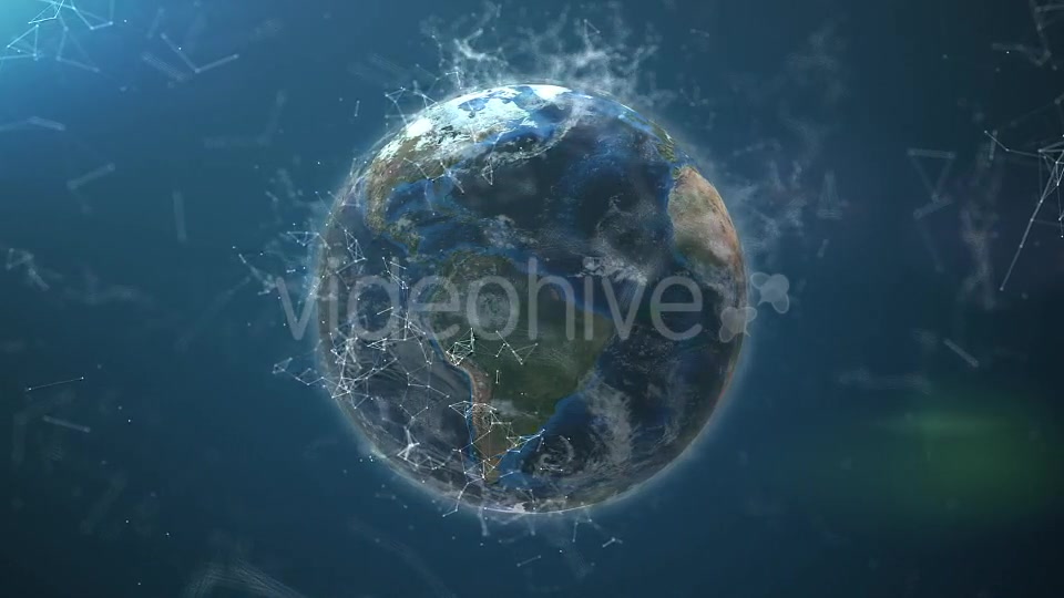 Plexus Earth Rotation #5 Videohive 19175438 Motion Graphics Image 9