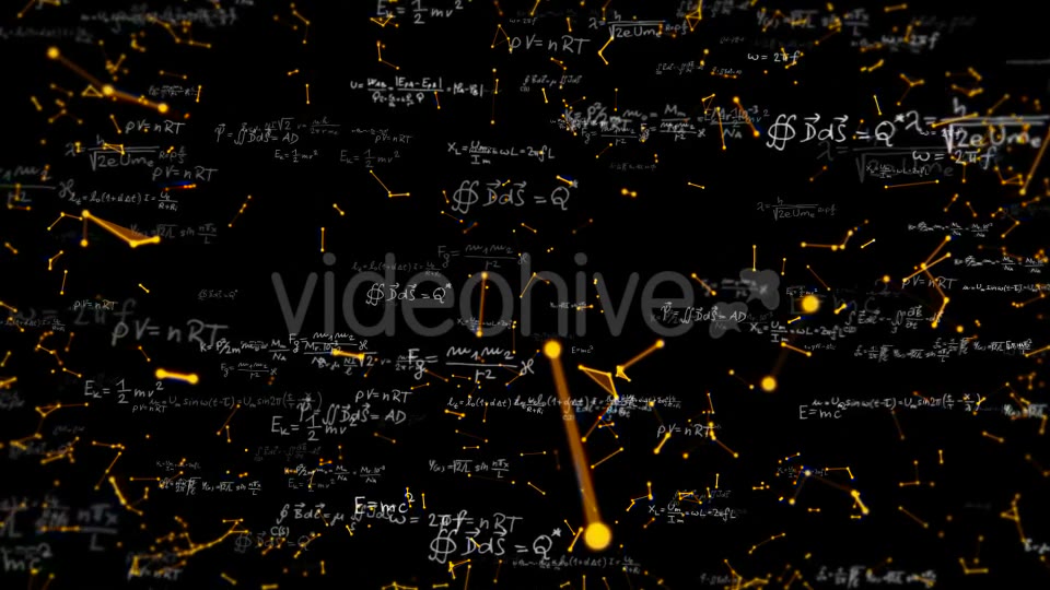 Plexus Mathematical Formulas Videohive 18404642 Motion Graphics Image 3