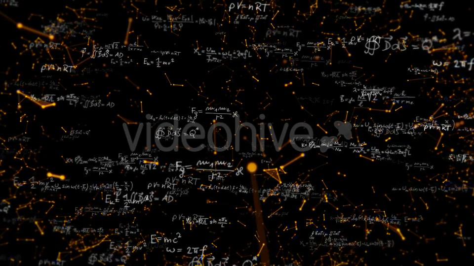Plexus Mathematical Formulas Videohive 18404642 Motion Graphics Image 4