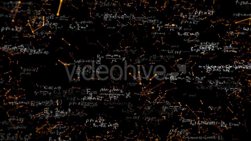 Plexus Mathematical Formulas Videohive 18404642 Motion Graphics Image 5
