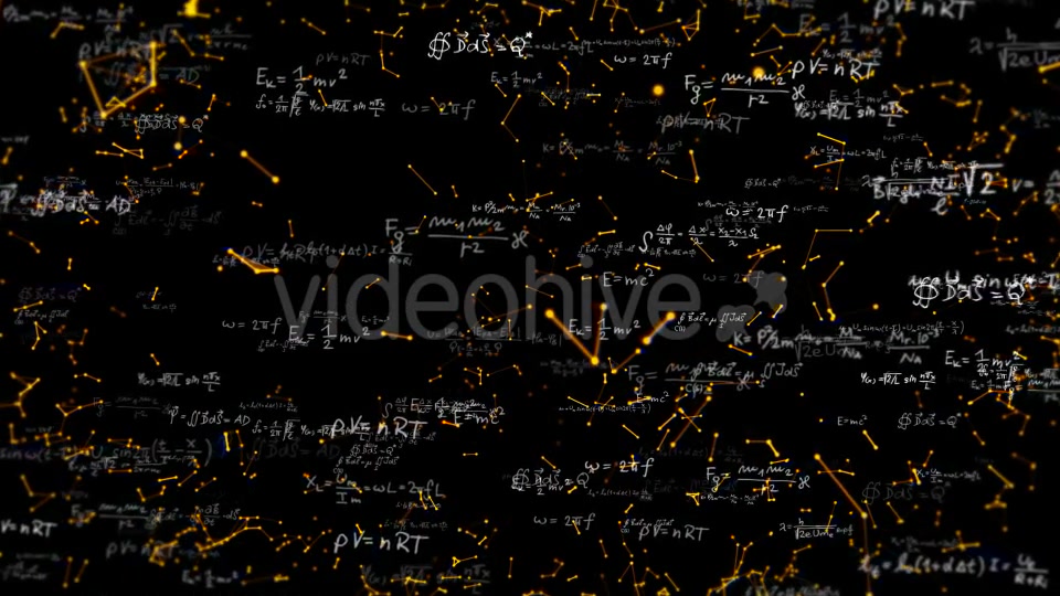 Plexus Mathematical Formulas Videohive 18404642 Motion Graphics Image 6