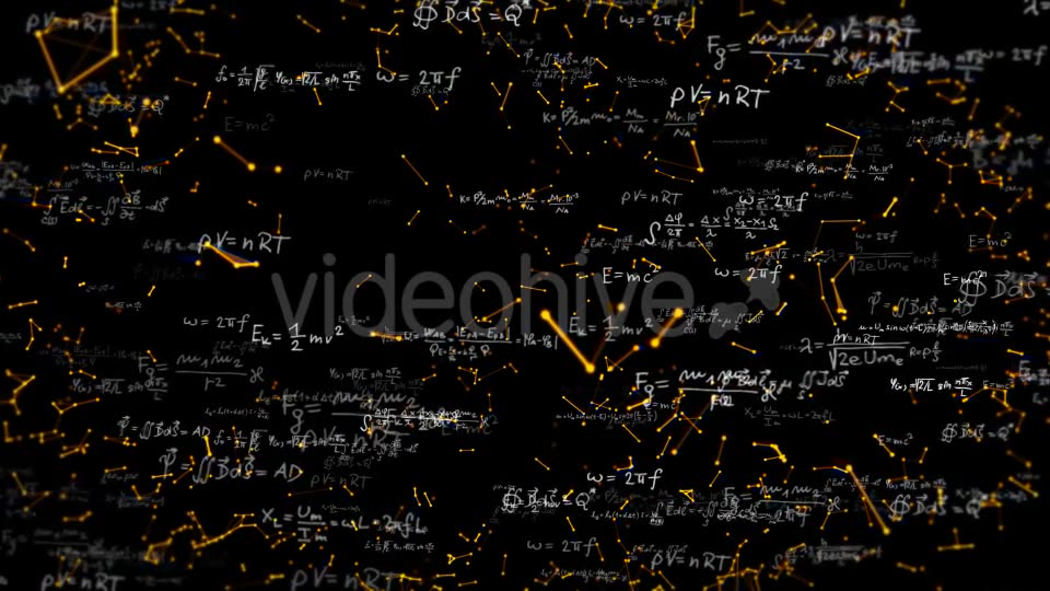 Plexus Mathematical Formulas Videohive 18404642 Motion Graphics Image 7
