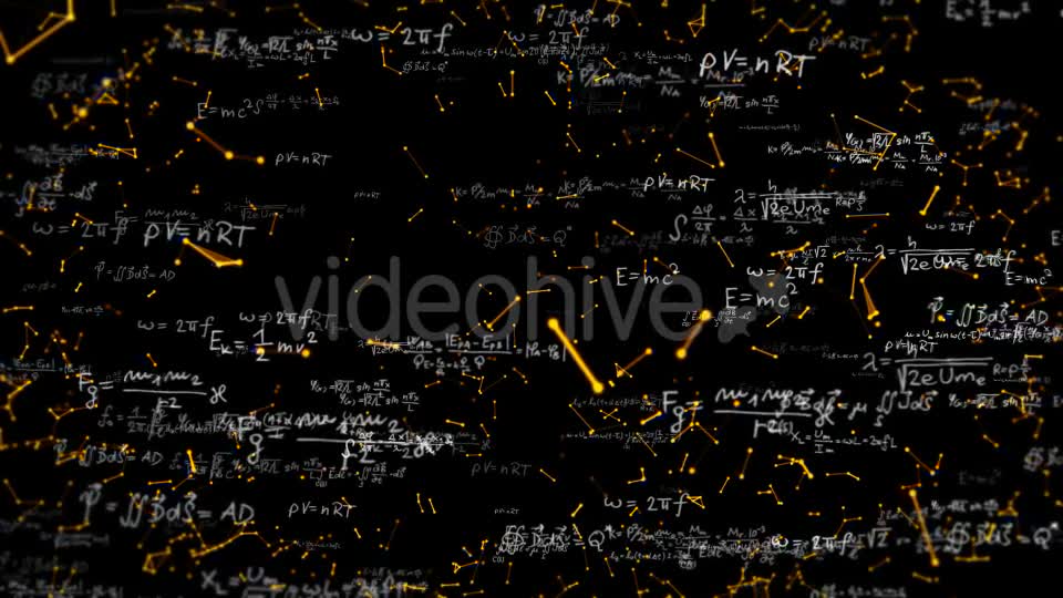 Plexus Mathematical Formulas Videohive 18404642 Motion Graphics Image 8