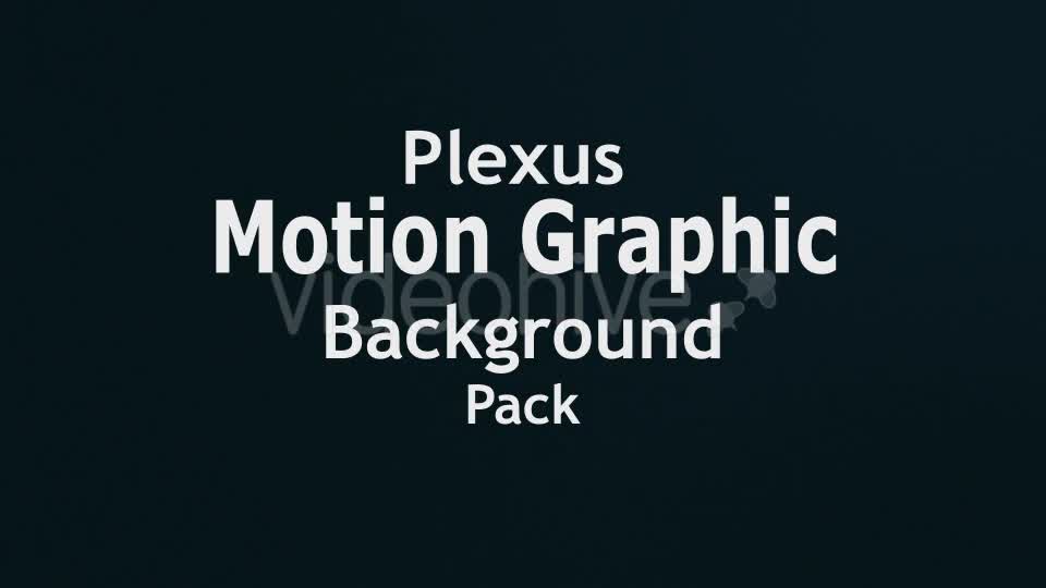 Plexus Motion Graphics Backgrounds Pack Videohive 16589058 Motion Graphics Image 1