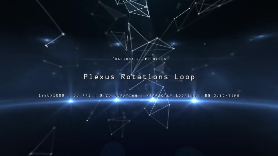 Plexus Rotations 2 Videohive 15223591 Motion Graphics Image 6