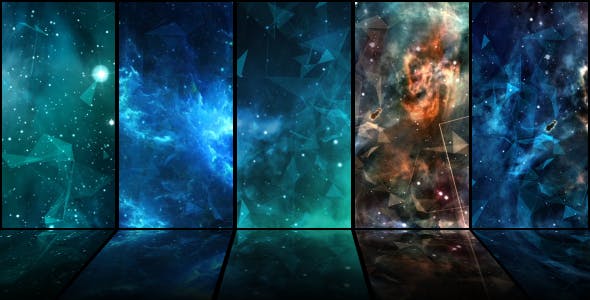 Plexus Space Nebulae 10 Backgrounds Pack - 14248435 Videohive Download