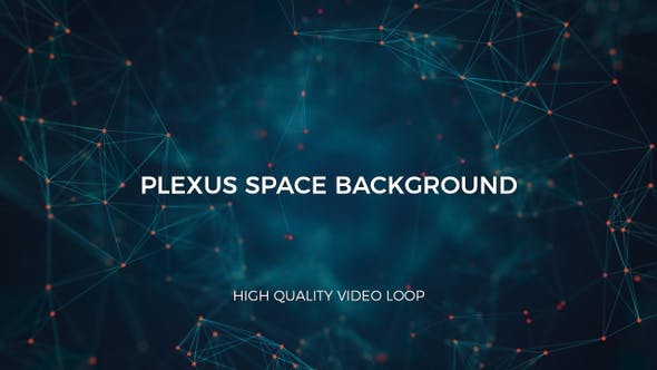 Plexus Space Tunnel Background - 23715231 Videohive Download