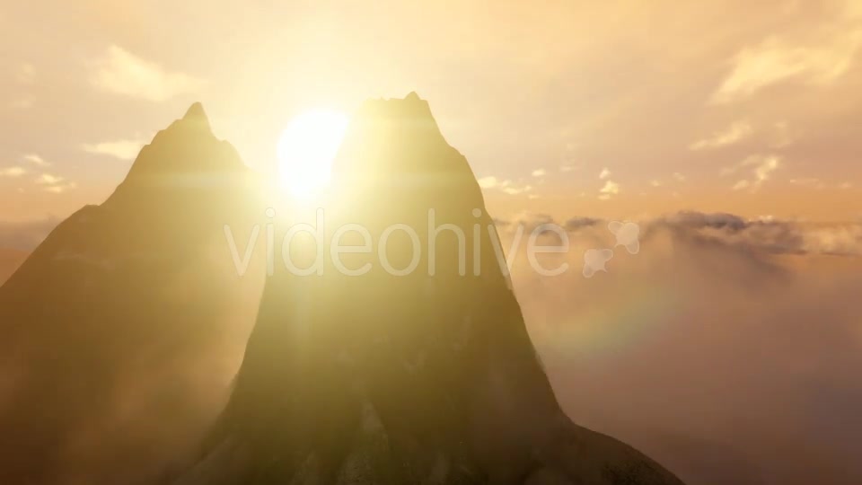 Pointed Mountains and Clouds Videohive 19594681 Motion Graphics Image 7