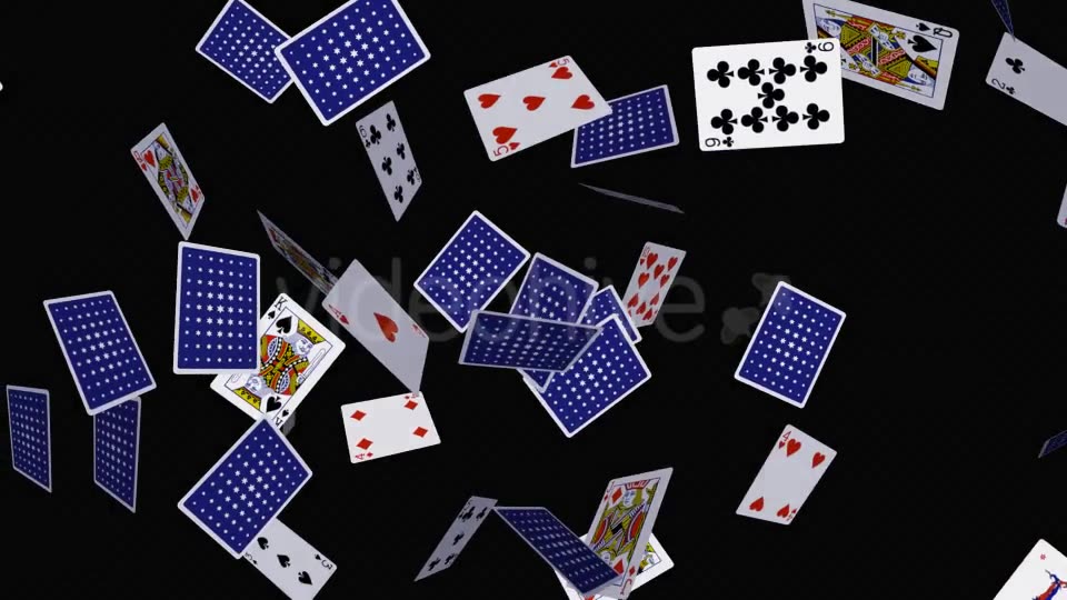 Poker Cards Flying Around Horizontal Loop Videohive 20600363 Motion Graphics Image 3